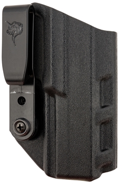 Picture of DeSantis Gunhide Slim-Tuk IWB Black Kydex, Compatible w/Springfield Echelon, Fits 4.50" Barrel, Belt Clip Mount Ambidextrous 137KJ0XZ0