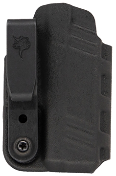 Picture of DeSantis Gunhide Slim-Tuk IWB Black Kydex Belt Clip Fits Walther PDP Ambidextrous 137KJ1UZ0
