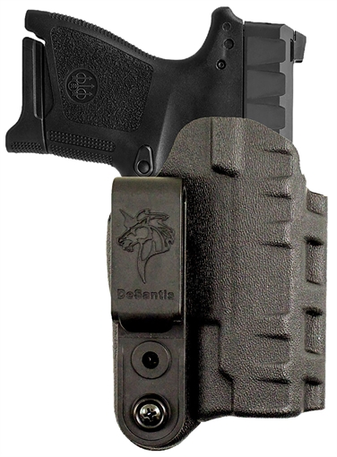 Picture of DeSantis Gunhide Slim-Tuk IWB Black Kydex Belt Clip Fits Rost Martin RMIC Ambidextrous 137KJ1ZZ0
