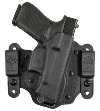 Picture of DeSantis Gunhide Intruder 2.0 IWB/OWB Black Kydex Belt Loop Fits Glock 43/43X Right Hand 176KA8BZ0