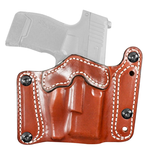 Picture of DeSantis Gunhide Variable 194 OWB Tan Leather Fits Glock 19/19 G5/19x/23/32/45 Belt Clip Mount Ambidextrous 194TJ1LZ0