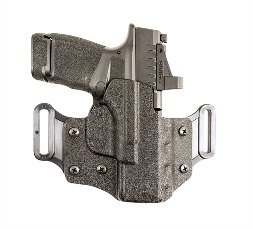 Picture of DeSantis Gunhide Veiled Partner OWB Black Kydex Belt Slide Fits Springfield Echelon Right Hand 195KA0XZ0