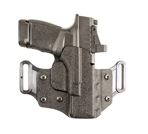 Picture of DeSantis Gunhide Veiled Partner OWB Black Kydex Belt Slide Fits Glock 19/19 G5/19X/23/32/45 Right Hand 195KA3WZ0