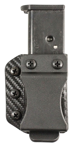 Picture of DeSantis Gunhide Persuader Mag Pouch IWB/OWB Black Kydex Belt Clip Compatible w/ Glock 43 Ambidextrous A100KJYYZ