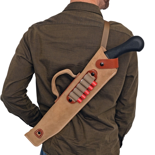 Picture of DeSantis Gunhide Kurz Shotgun Scabbard Natural Leather 14" A88NJG1Z0