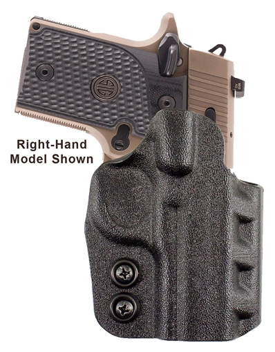 Picture of DeSantis Gunhide Cazzuto OWB Black Kydex Paddle Fits Springfield Prodigy w/wo Red Dot Fits 4.25-5" Barrel Left Hand D94KB8WZ0