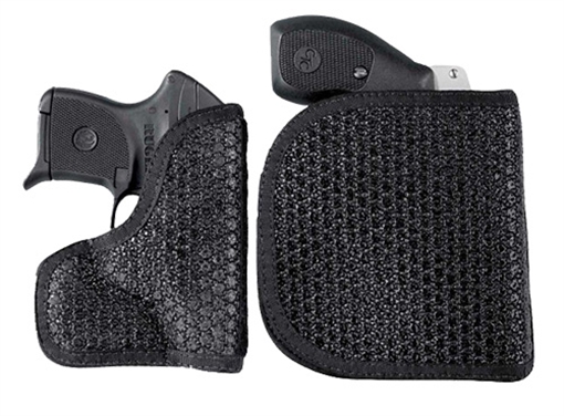 Picture of DeSantis Gunhide Super Fly Pocket Black Rubberized Fabric Fits Colt Mustang Ambidextrous M44BJP6Z0