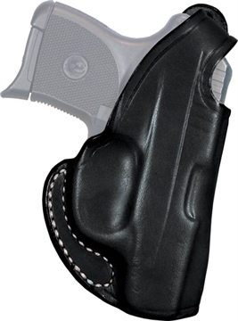 Picture of DESANTIS MAVERICK HOLSTER RH OWB LEATHER RUGER LCP BLACK 012BAR7Z0