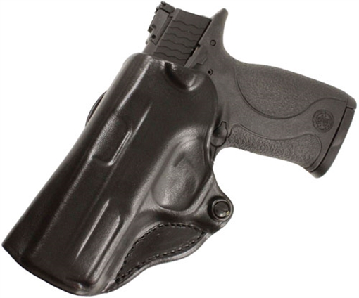 Picture of DESANTIS MINI SCABBARD HOLSTER LH OWB LEATHER SIG P365 BLACK< 019BB8JZ0