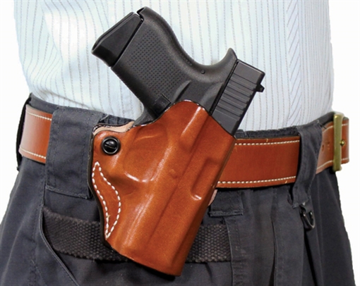 Picture of DeSantis Style 019 Mini Scabbard Kimber Micro Carry 9mm Luger Tan RH 019TA7DZ0