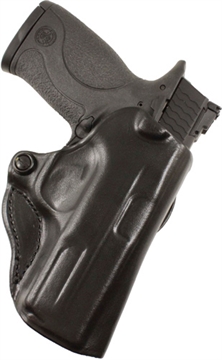Picture of DESANTIS MINI SCABBARD HOLSTER RH OWB LEATHER RUGER LC9 BLK! 019BAV5Z0