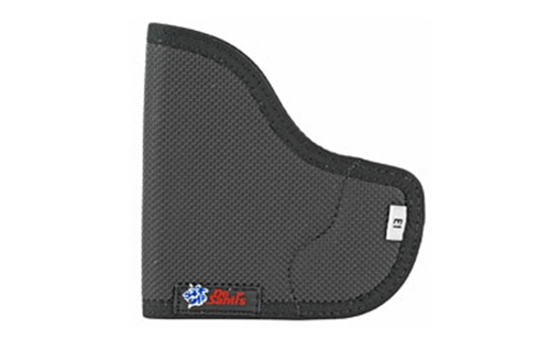 Picture of DeSantis Gunhide Nemesis Pocket Holster, Fits Glock 26/27/33, S&W Shield (9mm, 40S&W, and 45ACP), Taurus GX4, and S&W M&P Compact, Ambidextrous, Black N38BJE1Z0