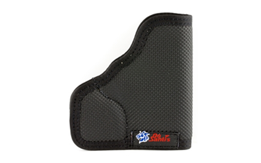 Picture of DeSantis Gunhide Nemesis Pocket Black Rubberized Fabric Fits Kahr P380/Sig P938/Beretta Pico Right Hand N38BJR8Z0