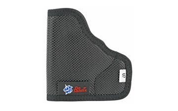 Picture of DeSantis Gunhide Nemesis Pocket Black Rubberized Fabric Fits S&W Bodyguard 380 Right Hand N38BJU7Z0