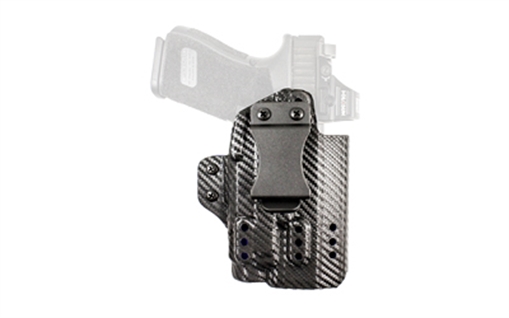Picture of DeSantis Gunhide Persuader, Inside Waistband Holster, Fits GLOCK 19/23/32/45/19X/19 GEN 5 TLR-7A, Kydex Construction, Carbon Fiber Finish, Black, Right Hand 213KA6VZ0