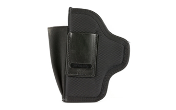 Picture of DeSantis Gunhide Pro Stealth Inside the Pant Holster, Fits S&W M&P 9/40, Sig P320C/P320XCompact, XD 4", Ambidextrous, Black Nylon N87BJ88Z0
