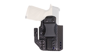 Picture of DeSantis Gunhide Persuader, Inside Waistband Holster, Fits Glock 19,45,23,32,19x, Right Hand, Polymer, Carbon Fiber Finish, Black 213KA1LZ0