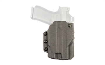 Picture of DeSantis Gunhide Quantico Undercover, Outside Waistband Holster, Right Hand, Fits Glock 17 With or Without TLR7, Kydex Construction, Matte Finish, Black 218KA6VZ0