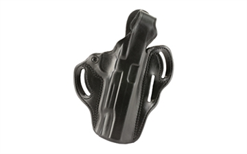 Picture of DeSantis Gunhide Thumb Break Scabbard Belt Holster, Fits 1911 with Rail and 5" Barrel, Right Hand, Black 001BAF9Z0