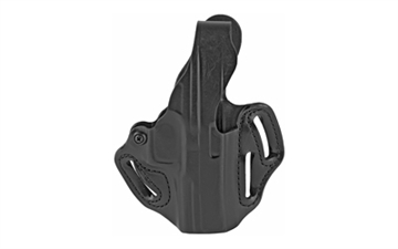 Picture of DeSantis Gunhide Thumb Break Scabbard Belt Holster, Fits Walther PDP 4" or 4.5" With or Without RDS, Right Hand, Black 001BA1UZ0