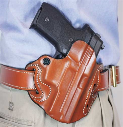 Picture of DESANTIS SPEED SCABBARD HOLSTR RH OWB LTHR FITS GLOCK 48 TAN 002TA3NZ0