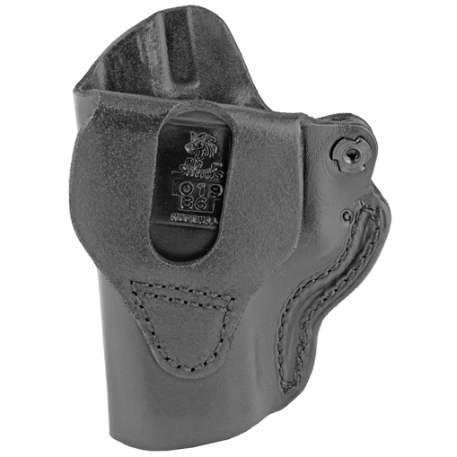 Picture of DeSantis Gunhide Mini Scabbard OWB Black Leather Belt Slide Fits Glock 17/19/23/32/36 Right Hand 019BAB6Z0