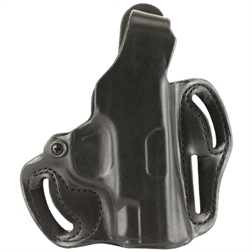 Picture of DESANTIS THUMB BREAK SCABBARD HOLSTER S&W M&P SHIELD 45 BLACK LEATHER RH 001BA5EZ0