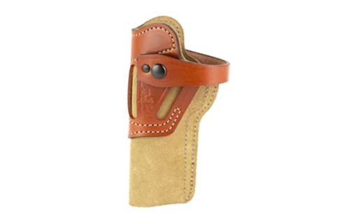 Picture of DeSantis Gunhide Wild Hog, Outside the Waistband Holster, Ambidextrous, Fits Ruger MK Series, 22/45, S&W 41, Browning Buckmark, Leather, Tan 189NJLAZ0