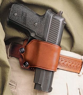 Picture of DeSantis #023 Yaqui Slide Holster for Most Single Action Autos Tan RH 023TASAZ0