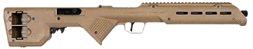 Picture of Desert Tech TREK-22 Flat Dark Earth Compact 22 LR 18" Free Floating Steel Barrel, Picatinny Rail Receiver, M-LOK Handguards, Fixed Polymer Stock, Suppressor Ready TRKRF2218FDE