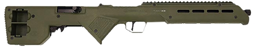 Picture of Desert Tech Trek-22 Green Compact 22 LR 18" Free Floating Steel Barrel, Picatinny Rail Receiver, M-LOK Handguards, Fixed Polymer Stock, Suppressor Ready TRKRF2218GRN