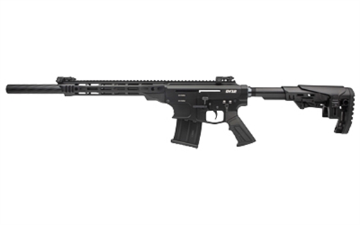 Picture of Derya DY12, Semi-automatic Shotgun, 12 Gauge, 3" Chamber, 18" Barrel, Anodized Finish, Black, Flip Up Front and Rear Sights, Adjustable Stock, (3) Choke Tubes - Improved Cylinder/Modified/Full, 3 Magazines, (1)-2 Round, (1)-5 Round & (1)-10 Round DY12.18.US DY1218US