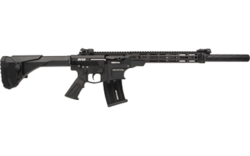 Picture of Derya DY12, Semi-automatic Shotgun, 12 Gauge, 3" Chamber, 20" Barrel, Anodized Finish, Black, Flip Up Front and Rear Sights, Fixed Stock, (3) Choke Tubes - Improved Cylinder/Modified/Full, 10 Rounds, 1 Fixed Magazine, California Compliant DY12.20.CA.US DY1220CAUS