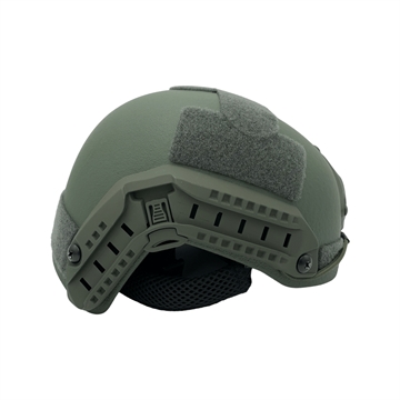 Picture of dGUARD DOG LVL IIIA BALLISTIC HELMET GREEN W/ MC COVER, XL FIT (15088) FAST-HELMET-UXLG