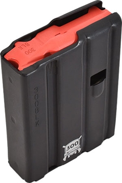 Picture of D&H TACTICAL MAGAZINE 300BLK 10RD BLACK W/LASER LOGO AR15 300BLKAL10BTRDRT