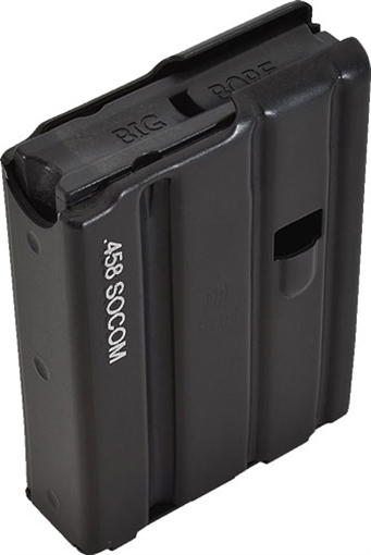 Picture of D&H TACTICAL MAGAZINE 458SOC 4RD BLK W/LASER LOGO AR15 DHT12011RT