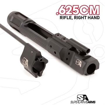 Picture of Superlative Arms Llc DI BUILDERS KIT WITH CLAMP ON .625'' GAS BLACK RIFLE RH SABO-DI-RFD-RM625CM