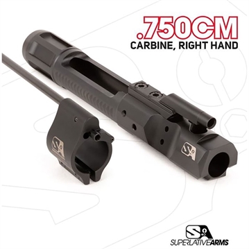 Picture of Superlative Arms Llc DI BUILDERS KIT WITH CLAMP ON .750'' GAS BLACK CARBINE RH SABO-DI-RFD-CM750CM