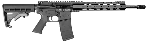 Picture of Diamondback DB15 5.56 NATO 30+1 Black Nitride Black Hardcoat Anodize Aluminum Receiver, 12" M-LOK Handguard, Black A2 Grip DB175AK003