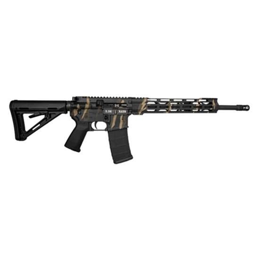 Picture of Diamondback Firearms DB15, Semi-automatic Rifle, AR, 556 Nato, 16" Barrel, Carbine Length Gas System, Cerakote Finish, Tiger Strip Camo, 12" Free Float M-LOK Handguard, Magpul MOE Grip, Magpul MOE Carbine Stock, 30 Rounds, 1 Magazine DBF1717K171 DB1717K171