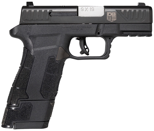Picture of Diamondback AM2 Sub-Compact Frame 9mm Luger 17+1, 3.50" Stainless Steel Barrel, Black Nitride Serrated Stainless Steel Slide, Black Polymer Frame w/Picatinny Rail & Polymer Grip DB0300P001