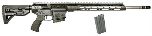 Picture of Diamondback DB10 6.5 Creedmoor 20" 5+1 20+1 Black Hard Coat Anodized Adjustable Fab Defense GL Shock Stock 815875014409