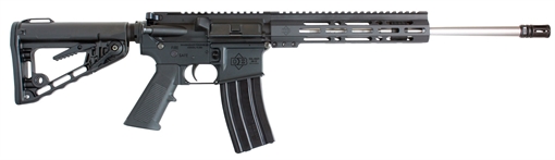 Picture of Diamondback DB15 223 Rem,5.56 NATO 16" 30+1 Black Hard Coat Anodized 6 Position Rogers Super-Stoc Stock 815875014010