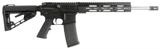 Picture of Diamondback DB15 223 Rem,5.56 NATO 16" 30+1 Black Hard Coat Anodized 6 Position Rogers Super-Stoc Stock 815875014041