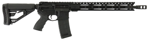 Picture of Diamondback DB15 Elite 300 BO 16" 30+1 Black Hard Coat Anodized Adjustable Adaptive Tactical EX Performance Stock 815875014577