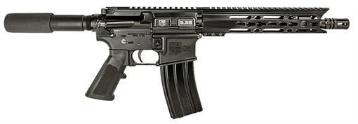 Picture of Diamondback DB15PCB10 DB15 AR Pistol Carbine Length 223 Rem,5.56 NATO 10.50" 30+1 Black Hard Coat Anodized Black Polymer Grip Buffer Tube 815875014096