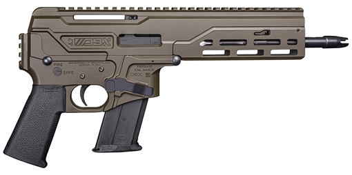 Picture of Diamondback DBX Sports South Exclusive 5.7x28mm 20+1 8" Black Nitride Threaded Barrel, M-LOK Handguard, OD Green Aluminum Picatinny Rail Receiver, Black Magpul K Grip DB165AL101