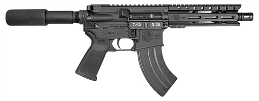 Picture of Diamondback DB15 7.62x39mm 28+1 7", Black, Carbon Lower, 6" M-LOK Handguard, Padded Buffer Tube, Magpul Grip DB1912O001