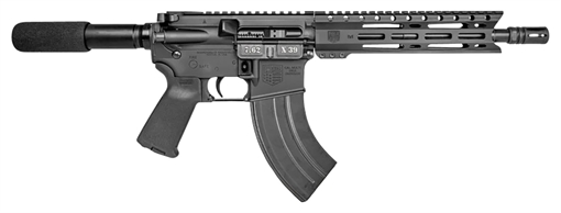 Picture of Diamondback DB15 7.62x39mm 28+1 10", Black, Carbon Lower, 9" M-LOK Handguard, Padded Buffer Tube, Magpul Grip DB1915O001