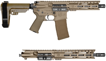 Picture of Diamondback DB15 5.56/300BLK 30rd 7"/10" Black Nitride Flat Dark Earth Flat Dark Earth Magpul Grip DB195AK061